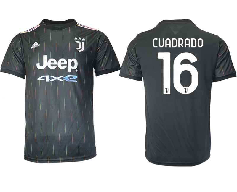Men 2021-2022 Club Juventus away aaa version black #16 Soccer Jersey
